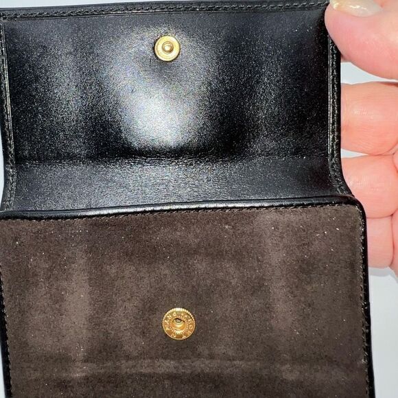 Gucci Suede and Leather Bi Fold Coin Purse Wallet (See photos and description) - Picture 3 of 11